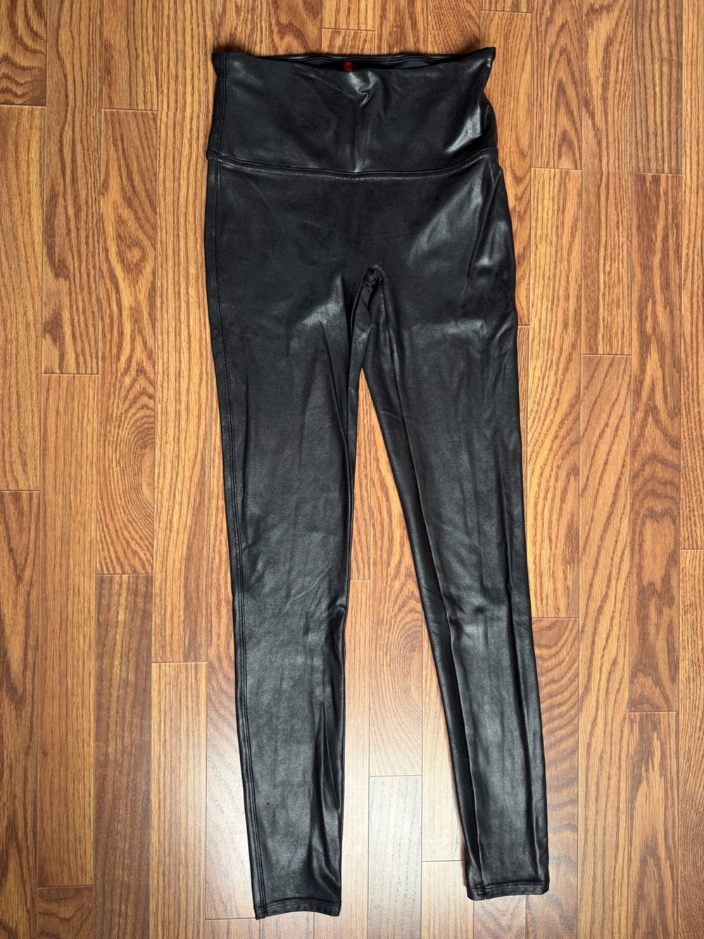 Spanx Black Faux Leather Leggings